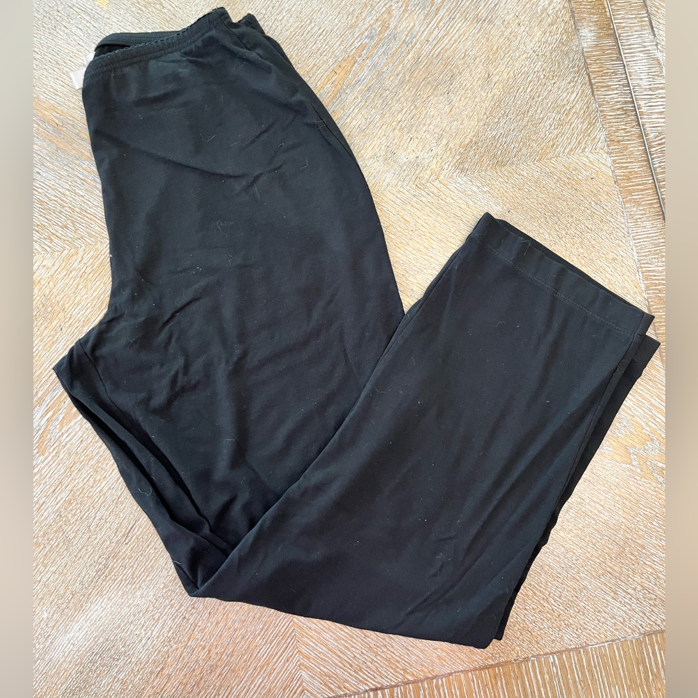 PureJILL Pull On Pants Medium Pet Black Stretch  Waist 30” Inseam 29”